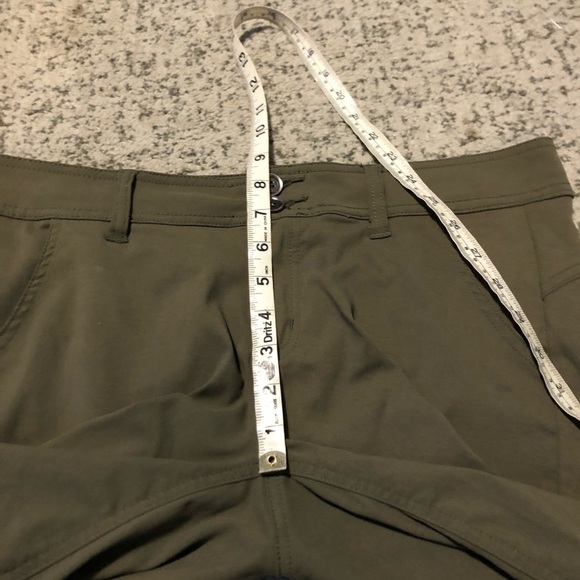 Prana Green Cargo Shorts Size 6 - Picture 8 of 10